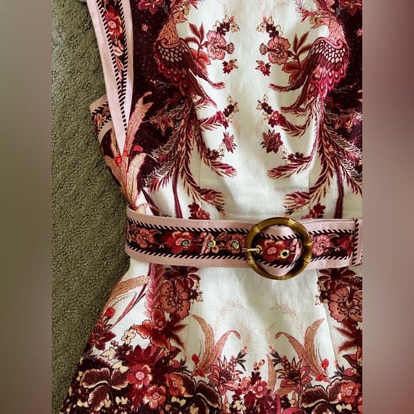 Zimmermann Red and White Mini Dress - Picture 2 of 8